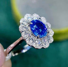 Load image into Gallery viewer, 1.1ct Unheated Cornflower Blue Sapphire
