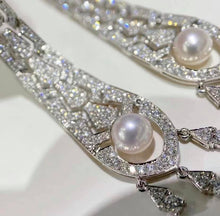 Load image into Gallery viewer, 6.5-7MM Aurora Akoya Pearls, Full round, Flawless
