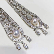 Load image into Gallery viewer, 6.5-7MM Aurora Akoya Pearls, Full round, Flawless
