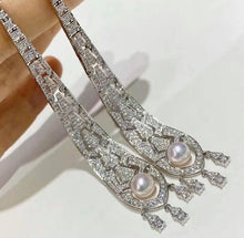 Load image into Gallery viewer, 6.5-7MM Aurora Akoya Pearls, Full round, Flawless

