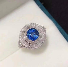 Load image into Gallery viewer, 2.01ct Unheated Cownflower Blue Sapphire
