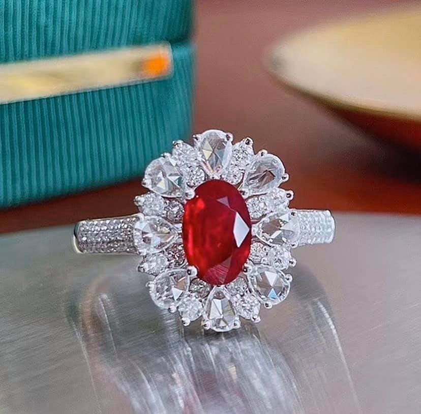 1.02ct Unheated Pigeon Blood Ruby