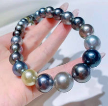 Load image into Gallery viewer, 9.4-13.8mm Tahitian Pearls, Full Round, Excellent Luster, Minor Flaw!!!
