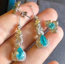 Load image into Gallery viewer, 3.98ct Neon Blue Paraiba, GLASSY CLEAN PIECE
