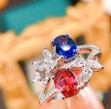 Load image into Gallery viewer, 0.6/0.8ct Sapphire &amp; Ruby
