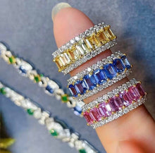 Load image into Gallery viewer, 1.9ct Unheated Cornflower Blue/Yellow/Padparadscha Sapphire
