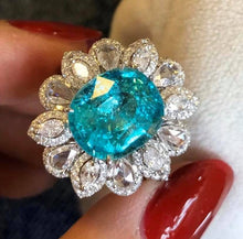 Load image into Gallery viewer, 5.06ct Neon Blue Paraiba, GLASSY PIECE!!
