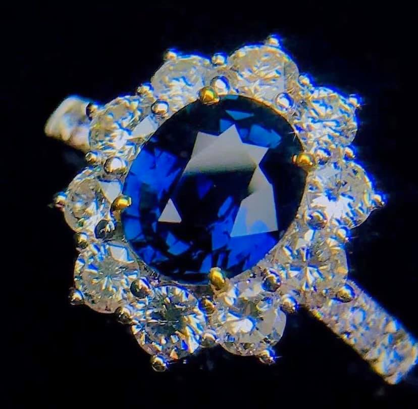 1.25ct Unheated Royal Blue Sapphire