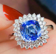 Load image into Gallery viewer, 3.13ct Unheated Cornflower Blue Sapphire
