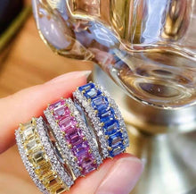 Load image into Gallery viewer, 1.9ct Unheated Cornflower Blue/Yellow/Padparadscha Sapphire
