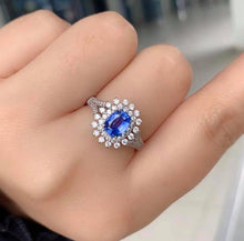 Load image into Gallery viewer, 0.98ct Unheated Cornflower Blue Sapphire
