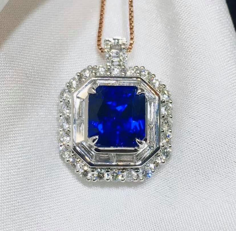 3.06ct Unheated Royal Blue Sapphire