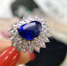 Load image into Gallery viewer, 4.1ct Unheated Royal Blue Sapphire
