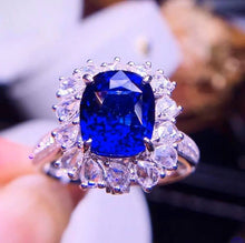 Load image into Gallery viewer, 4.02ct Unheated Royal Blue Sapphire
