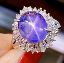 Load image into Gallery viewer, 8.12ct Unheated Star Purple Sapphire

