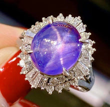Load image into Gallery viewer, 8.12ct Unheated Star Purple Sapphire
