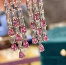 Load image into Gallery viewer, 8.5ct Unheated Padparadscha Sapphire &amp; White Sapphires
