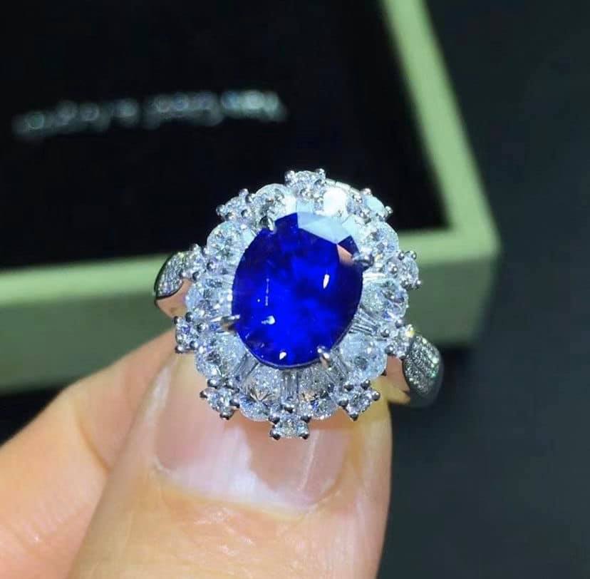 3.5ct Unheated Royal Blue