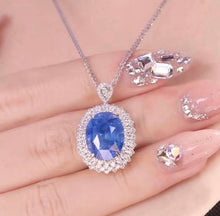 Load image into Gallery viewer, 8.94ct Unheated Cornflower Blue Sapphire
