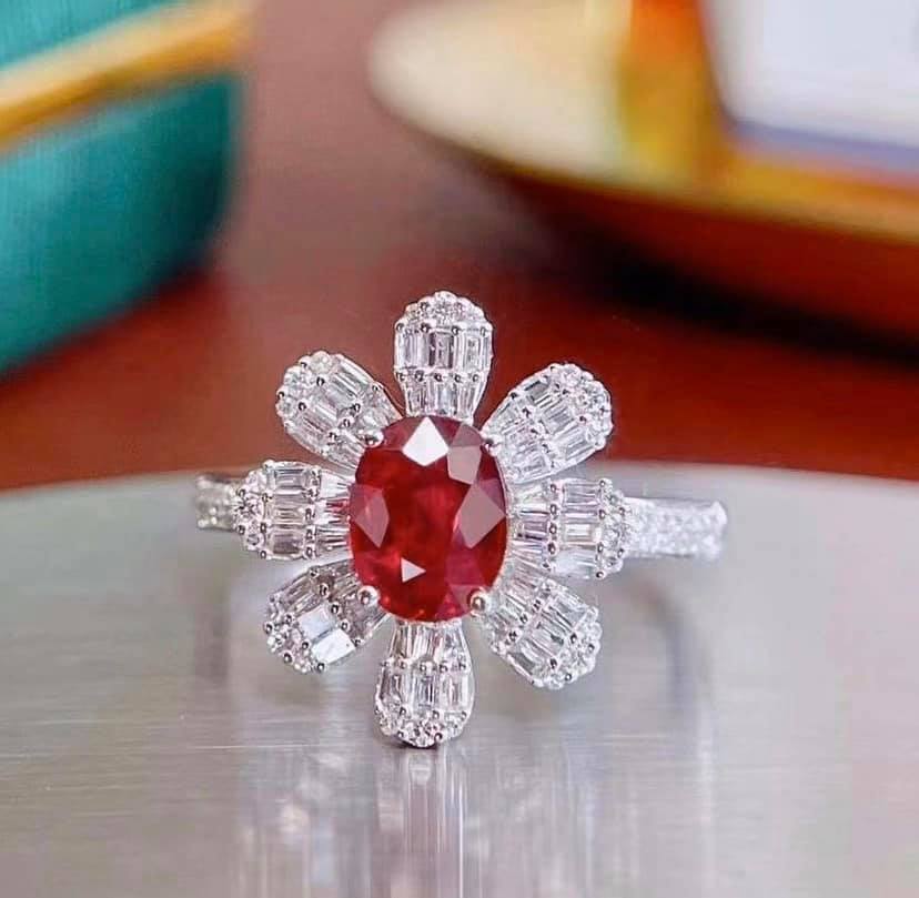 1.04ct Unheated Pigeon Blood Ruby