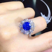 Load image into Gallery viewer, 4.04ct Unheated Royal Blue Sapphire
