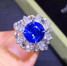 Load image into Gallery viewer, 4.04ct Unheated Royal Blue Sapphire
