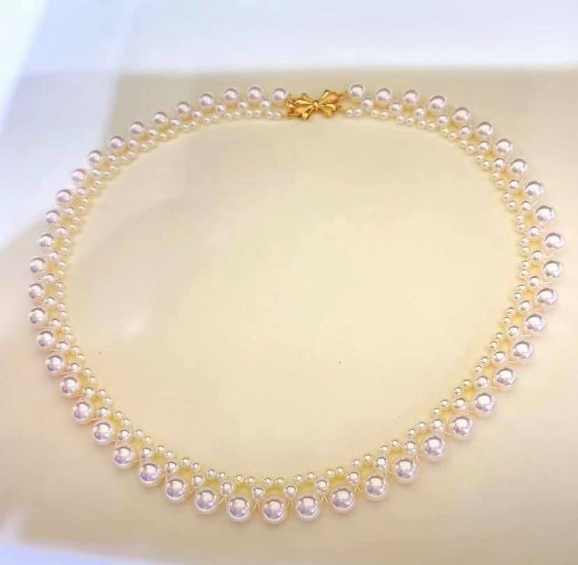 3-6.5mm Rose Akoya Pearls