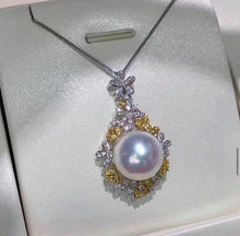 Load image into Gallery viewer, 13.2mm Aurora South Sea Pearls, Pink tone, Insignificant Flaw
