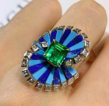 Load image into Gallery viewer, 1.611ct MUZO Green Emerald INSIGNIFICANT Oil, Glassy Piece!
