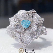 Load image into Gallery viewer, 0.5ct NATURAL FAINT BLUE DIAMOND
