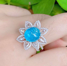 Load image into Gallery viewer, 4.92ct Neon Blue Cabochon Paraiba
