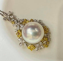 Load image into Gallery viewer, 13.2mm Aurora South Sea Pearls, Pink tone, Insignificant Flaw
