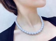 Load image into Gallery viewer, 9-12mm Silver Blue South Sea Pearls
