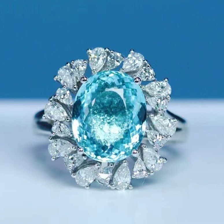 5ct+ Neon Blue Paraiba, CLEAN PIECE!
