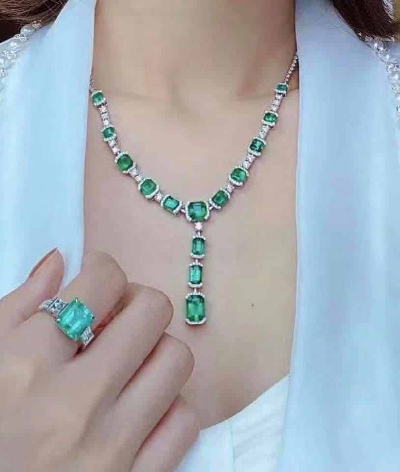 15.74ct MUZO Green EmeraldS