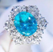 Load image into Gallery viewer, 3.65ct Neon Bluish Green Paraiba
