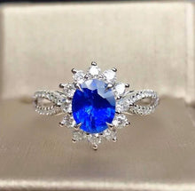 Load image into Gallery viewer, 1.05ct Unheated Cornflower Blue Sapphire
