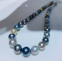 Load image into Gallery viewer, 9.4-13.8mm Tahitian Pearls, Full Round, Excellent Luster, Minor Flaw!!!
