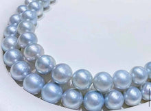 Load image into Gallery viewer, 9-12mm Silver Blue South Sea Pearls
