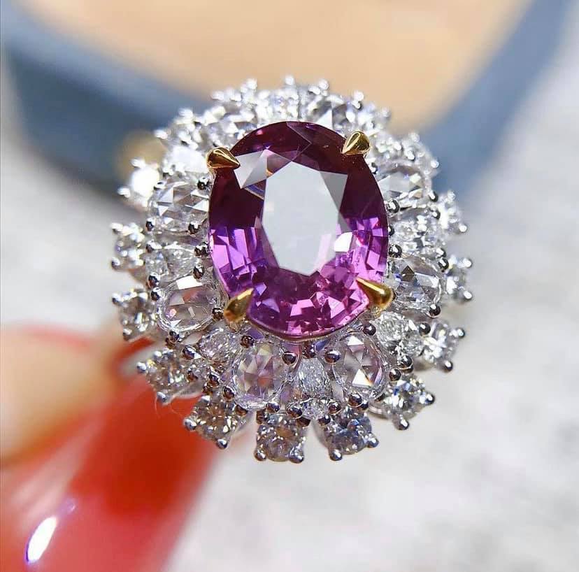 2.75ct Unheated Vivid Purple Sapphire