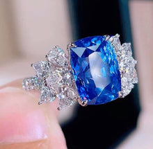 Load image into Gallery viewer, 7.28ct Unheated Cornflower Blue Sapphire
