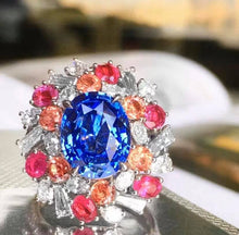 Load image into Gallery viewer, 4.45ct Cornflower Blue Sapphire
