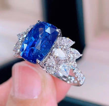 Load image into Gallery viewer, 7.28ct Unheated Cornflower Blue Sapphire
