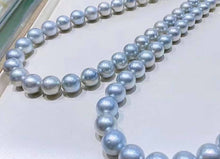 Load image into Gallery viewer, 9-12mm Silver Blue South Sea Pearls
