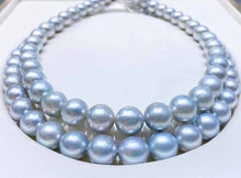 Load image into Gallery viewer, 9-12mm Silver Blue South Sea Pearls
