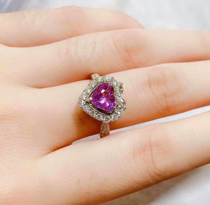 1.3ct Unheated Pink Sapphire