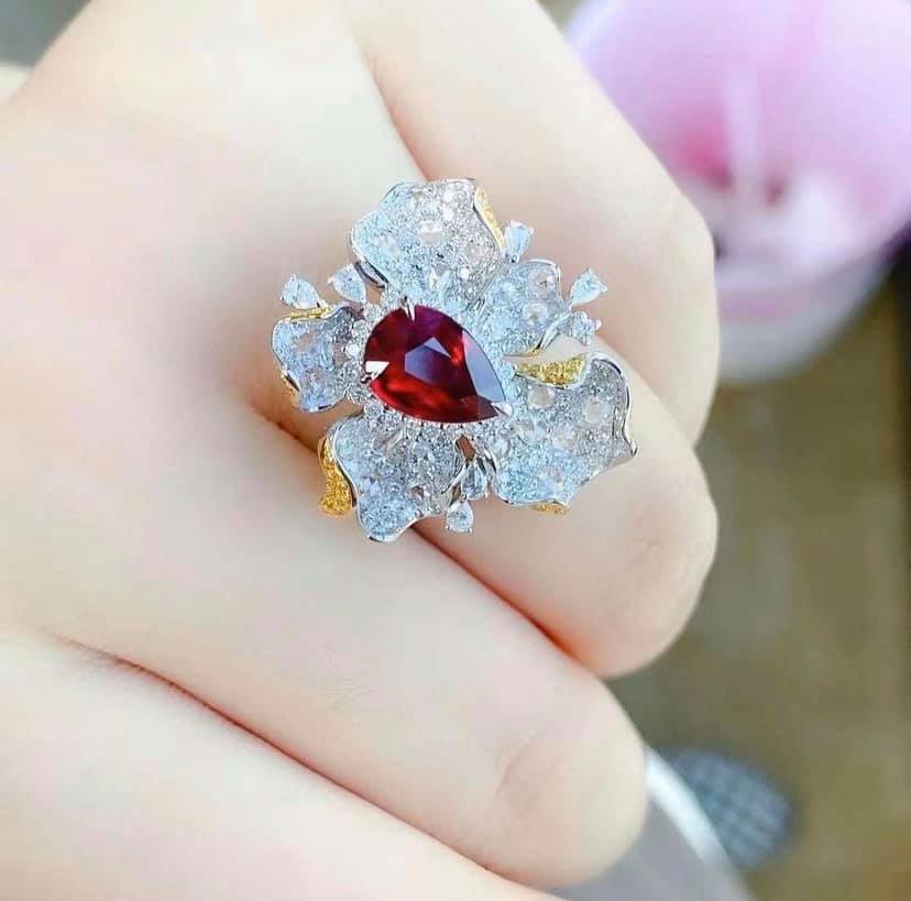 2.02ct Unheated Pigeon Blood Ruby