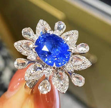 Load image into Gallery viewer, 3.26ct Unheated Cornflower Blue Sapphire
