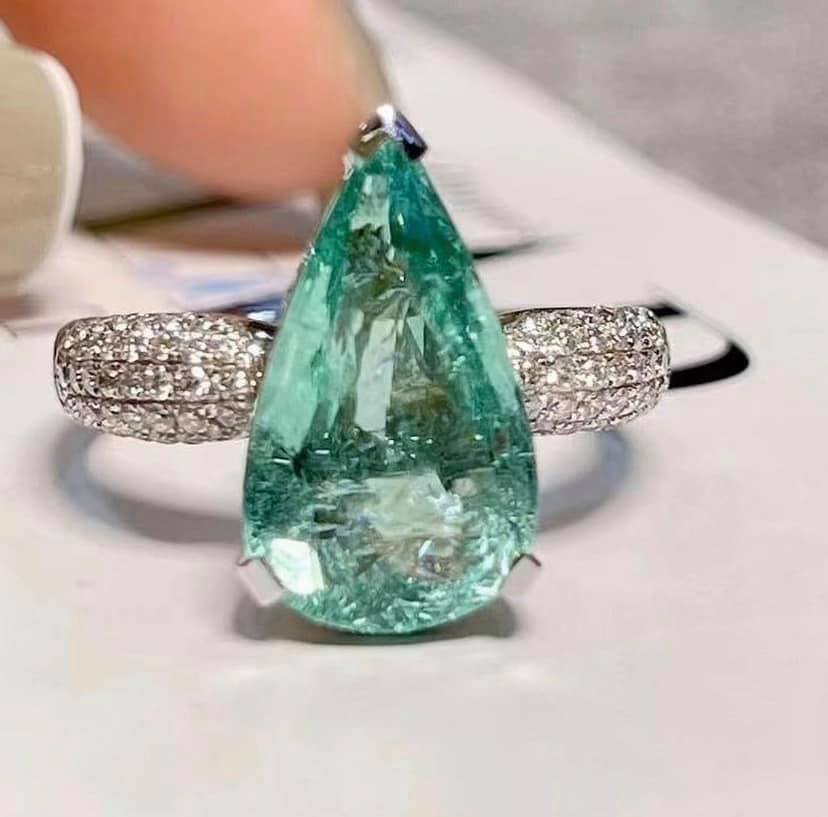 4.59ct Neon Blue Green Paraiba