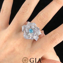 Load image into Gallery viewer, 0.5ct NATURAL FAINT BLUE DIAMOND
